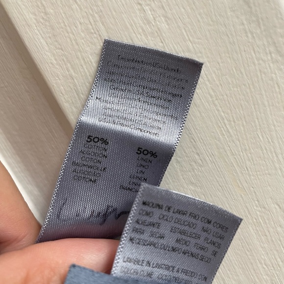 Pack of two MOTHER linen/cotton graphic tshirts XS - Picture 5 of 13